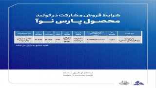 فروش مشارکت در تولید محصول جدید گروه سایپا و پارس‌خودرو